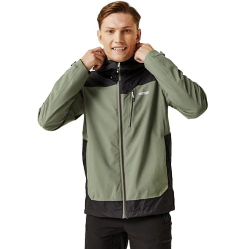 Image of Regatta Mens Highton Stretch III Waterproof Hooded Walking Jacket - L