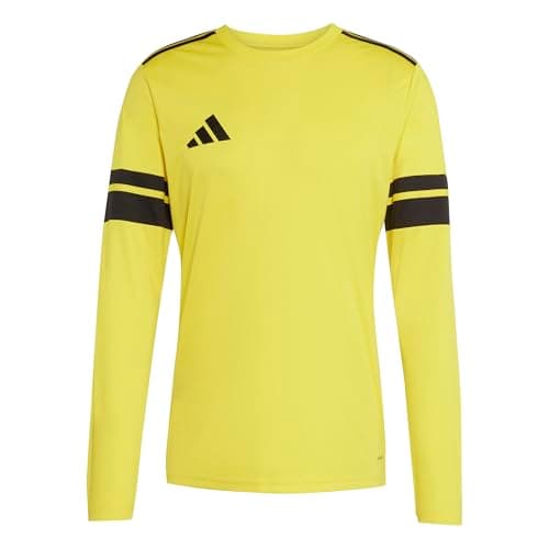 Image of adidas Men's SQUADRA25 Jersey Long Sleeve, Team Yellow/Black, L