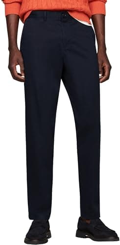 Image of Tommy Hilfiger Men’s Tapered Fit Chinos, Blue (Desert Sky), 30W/32L