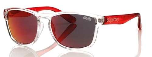 Image of Superdry Rockstar 186 Clear Red Transparent Red Mirror