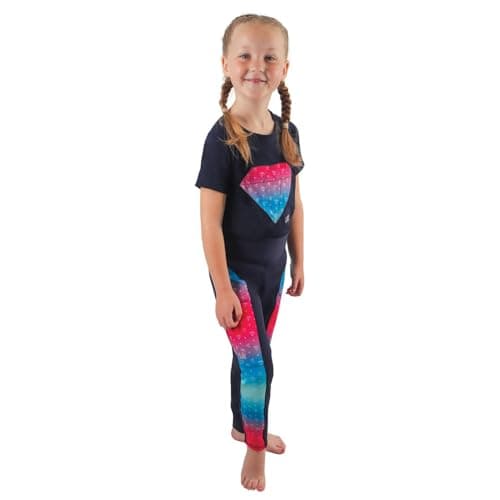 Image of Little Rider Dazzling Diamond Riding Tights Navy (5-6yrs)