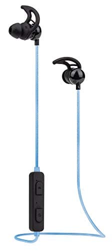 Image of Manhattan Bluetooth In-Ear Headset, Multi Coloured Cable Light, Omnidirectional Mic, Integrated Controls, Ear Hook for Secure Fit, 5 hour usage time (approx), Max Range 10m, Bluetooth v4.0, Rainproof