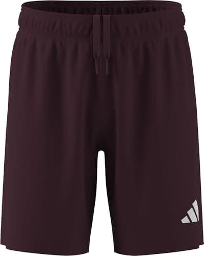 Image of adidas Unisex Kids Entrada26 Shorts Kids, Team Maroon 2/White, 9-10 Years