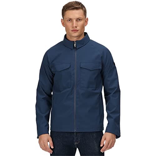 Image of Regatta Mens Waterproof Jacket Dark Denim XL