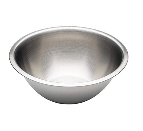 Image of Chef Aid Stainless Steel Mixing Bowl 22 cm Diameter, Perfect Tool for Food Preparation and Serving Freshly Produced Food, 1.7 Litre Capacity, Dishwasher, Fridge and Freezer Safe