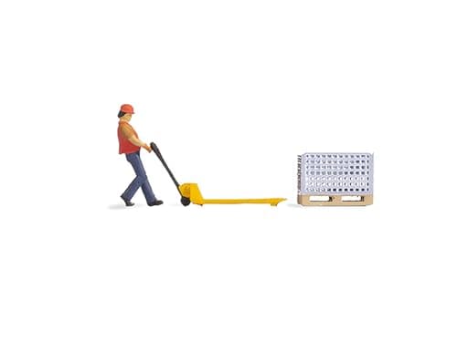 Image of NOCH Tiny-Scenes Warehouse Work Realistic Work Scene Ideal for Model Railway Design H0