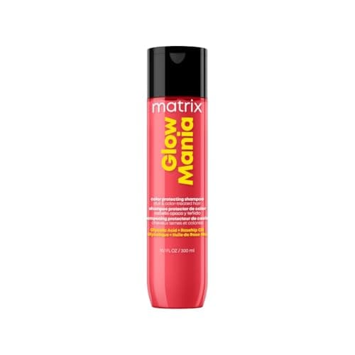 Image of Matrix Glow Mania Colour Protecting Shampoo, Enhances Shine and Vibrancy with Glycolic Acid and Rosehip Oil, 300ml, For Dull and Colour-Treated Hair