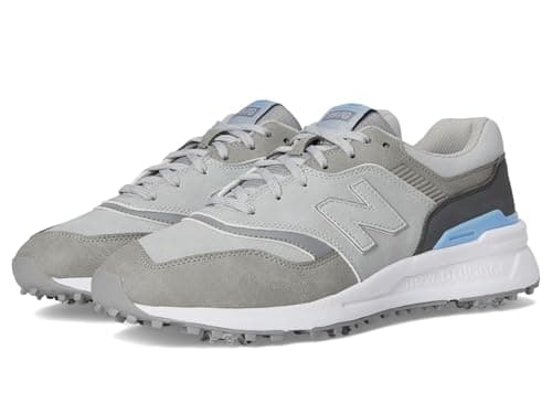 Image of New Balance Men's 997 Golf Shoe, Grey/Blue, 8.5