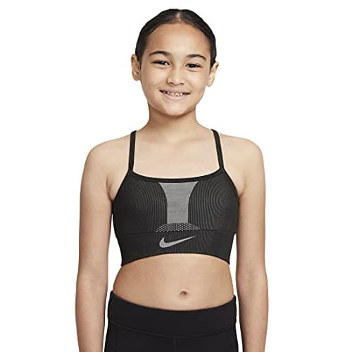 Image of Nike DD7958 G NK DF INDY Seamless Bra Sports Bra Girls Black/Black L