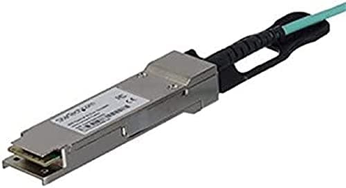 Image of StarTech.com MSA Uncoded Compatible 10m/32.8ft 40G QSFP+ to QSFP+ AOC Cable - 40 GbE QSFP+ Active Optical Fiber - 40 Gbps QSFP Plus/Transceiver Module Cable (QSFP40GAO10M)