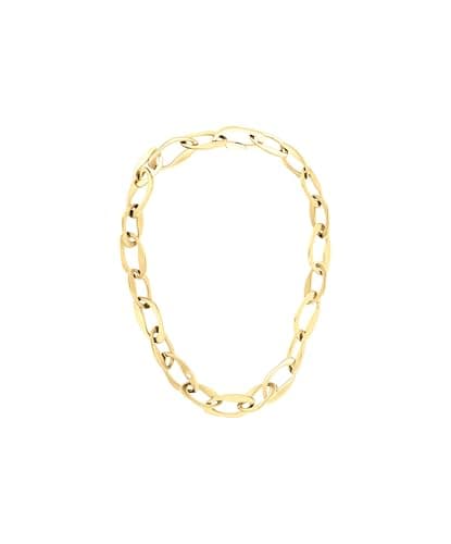 Image of Calvin Klein Women's HARMONIOUS CONNECTION Collection Chain Necklace in Yellow Gold Embellished with Crystals - 35000682