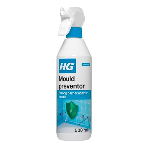 Image of HG Mould Preventor Spray, Non Slip Anti Mould Spray & Bathroom Cleaner Protector, Bathroom Tile Cleaner, Grout & Silicone Seal Guard for Easy Cleaning - 500ml