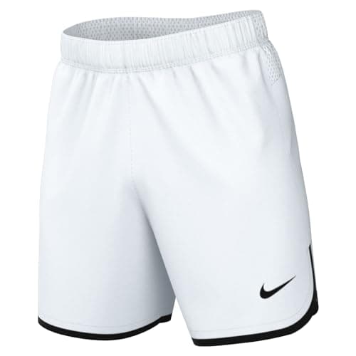 Image of NIKE DH8111-100 M NK DF LSR V Short W Pants Men's White/Black/Black Size M