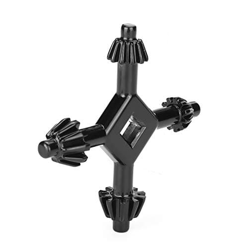 Image of Fafeicy Drill Chuck Key 4 in 1 Multifunctional Steel Master Chuck Key for Tightening and Loosening Chuck for Most Drills and Power Tools