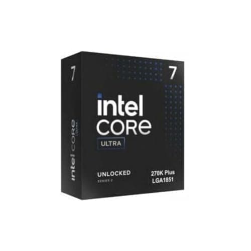 Image of Intel Core Ultra 7 Processor 270K Plus, up to 5.5 GHz, LGA1851 Socket, PCIe 5.0, DDR5 Support, 125W TDP