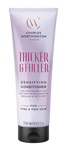 Image of Charles Worthington Thicker and Fuller Densifying Conditioner, Hair Thickening Conditioner for Fine Hair, Hair Thickening Products for Women and Men, Salon Hair Repair, 250 ml