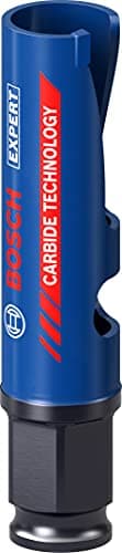 Image of Bosch 1x EXPERT Construction Material Hole Saw (for Softwood, Chipboard, Ø 22 mm, Professional Accessory Rotary Drill/Drivers)