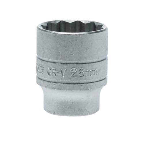 Image of Teng M120526 26mm 1/2-inch 12-Point Socket Bi-Hexagon Drive