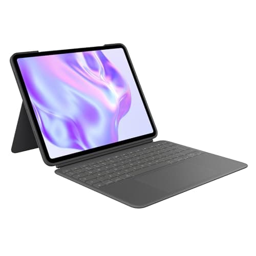 Image of Logitech Combo Touch iPad Pro 13" (M4 and M5)(2024 and 2025) Keyboard Case – Detachable Backlit Keyboard with Stand, Comfortable Typing, Multiple Use Modes, QWERTY UK English Layout - Graphite