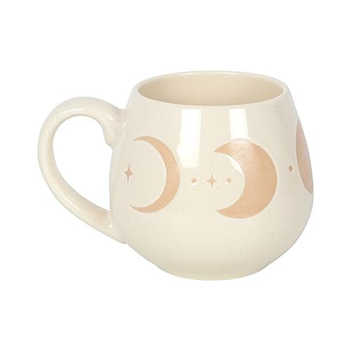 Image of Something Different Wholesale Magical Moon Phase Rounded Mug - Celestial Drinking Vessel for Positive Vibes & Refreshing Mornings - Understated Lunar-Themed Cuppa