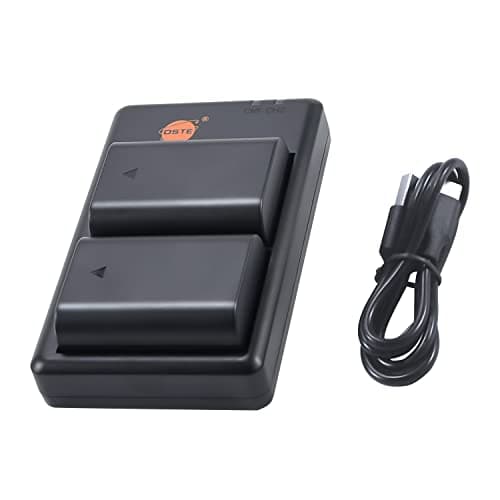 Image of DSTE 2PCS BLX-1 (2280mAh/7.2V) Li-ion Battery Charger Set Compatible with Olympus OM-1, OM1, OM-1 Mark II, OM-3 Camera