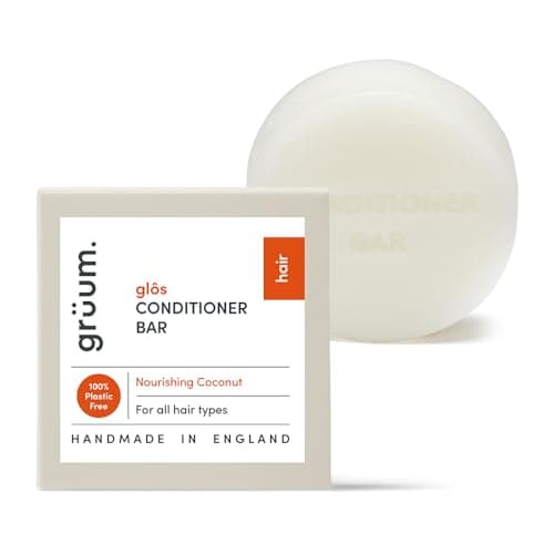 Image of grüum Nourishing Hair Conditioner Bar 50g - SLES, EDTA & Paraben Free Conditioner Bar for Hair Lasts up to 60 Washes - Plant-Based Vegan Solid Conditioners Bars for Hairs
