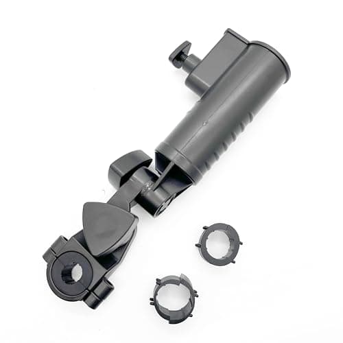 Image of KeGOLF Heavy Duty Durable 360 Degrees Adjustable Angle Universal Super Strong Windproof Golf Push Cart Umbrella Holder for Golf Trolley Mobility Scooter, Stroller, Wheelchair, Beach Chair, Stroller