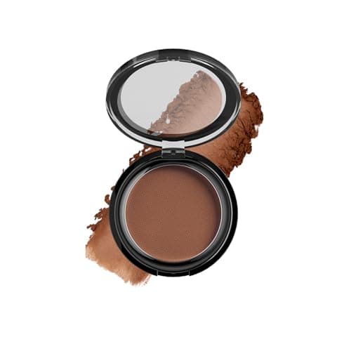 Image of Matte Bronzing Contour Powder - Setting Powder，All-in-One for Hairline & Nose Contouring, Face Sculpting, Smooth Finish, Long-Lasting Pigment, Suitable for Various Skin Tones (#4, 6g)