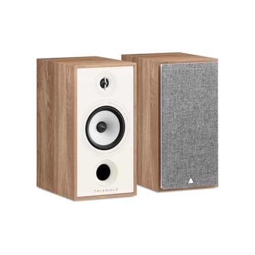 Image of Triangle Borea BR04 Bookshelf Speakers Pair - High Fidelity - 2-Way - 25mm EFS Silk Dome Tweeter with Waveguide (Light Oak)