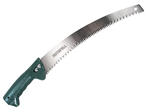 Image of Faithfull FAICOUCPS13 Countryman Curved Pruning Saw 330mm (13in) SK5 Steel, Blade Length: 330mm (13in)