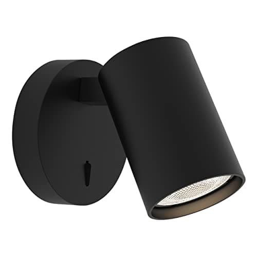 Image of Astro Ascoli Single Switched Indoor Reading Light (Matt Black), GU10 LED Lamp, Designed in Britain - 1286079 - 3 Years Guarantee