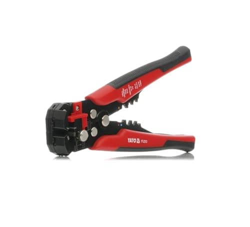 Image of Yato professional cable wire stripper, crimper and cable cutter 205mm (YT-2313)