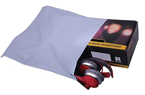 Image of Postsafe LightWeight Envelopes Polythene White Opaque C3 W335xH430mm Peel and Seal Ref PL32 [Pack 100]