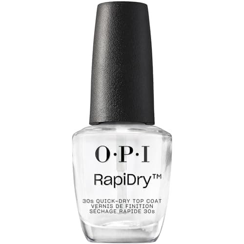 Image of OPI RapiDry Nail Polish Top Coat - Quick Drying Top Coat - Quick Dry, High Shine & Glossy, Protects Nails - Nail Strengthener & Care (15ml)