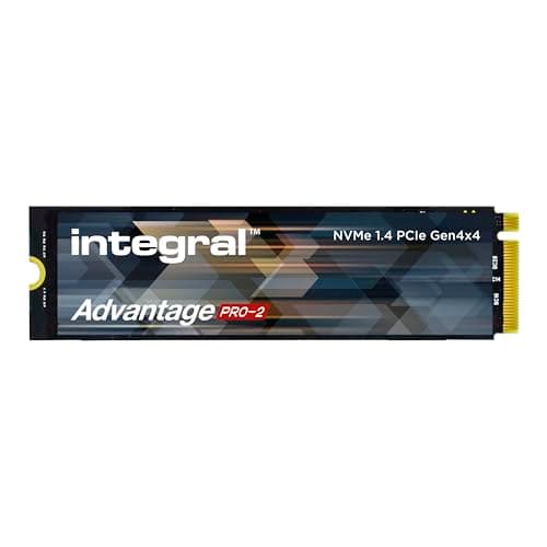 Image of Integral 4TB Advantage Pro-2 M.2 2280 PCIe Gen4 X4 NVMe 1.4 SSD Up to 7200MB/s read & 6200MB/s write Run Cooler Technology - No Heatsink Improved Reliability For Gaming Editing Rendering & more