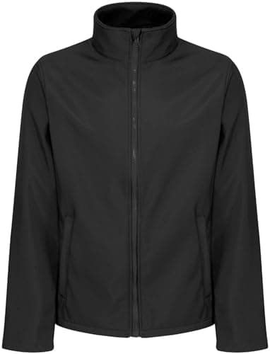 Image of PROSTYLE SPORTS Softshell Jacket outdoor jacket, office work Gift casual jacket unisex (UK, Alpha, M, Regular, Regular, Black)