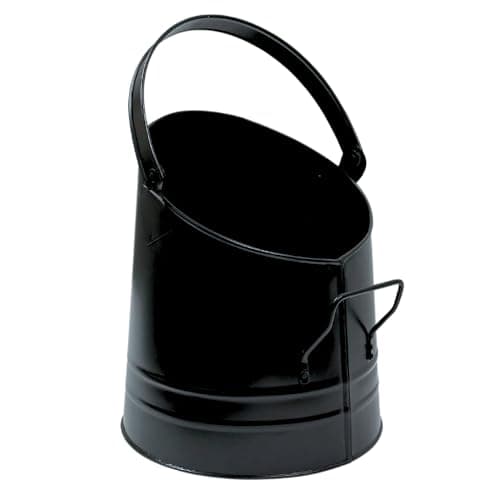 Image of Heavy Duty Anthracite Coal Hod, Bucket Coal Scuttle Black for Fireplace Fire Side (Small Coal HOD/Bucket)