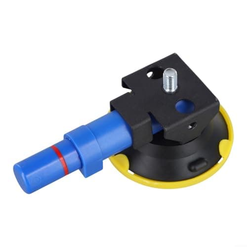 Image of Heavy Duty Concave Vacuum Suction Cup 3 Inch 75mm Dent Puller with Hand Pump for Car Body Repair Glass Lifting M6 M8 Threaded Black Tool for Garage Workshop(M8 thread)