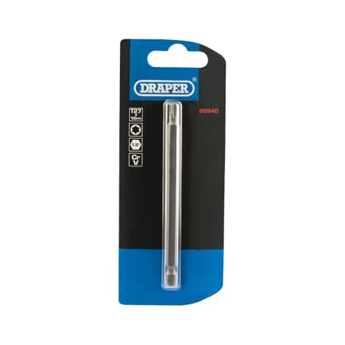 Image of Draper 66940 t27 1/4" hex. tx-star insert bit 100mm long x 1
