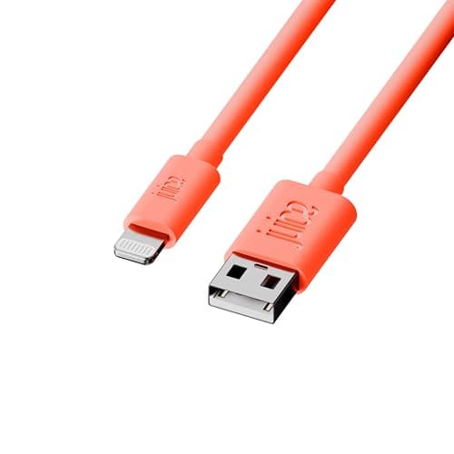 Image of Juice XXL 3m Lightning Cable – Long MFi Certified iPhone Charging Lead, Durable USB to Lightning Cord for iPad & iPhone - Coral