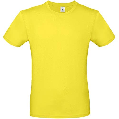 Image of B&C Mens #E150 Tee - Solar Yellow - XS