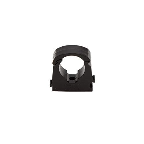 Image of TS15 BLACK/20 Talon 15mm Black Single Hinge Pipe Clips - Bag of 20