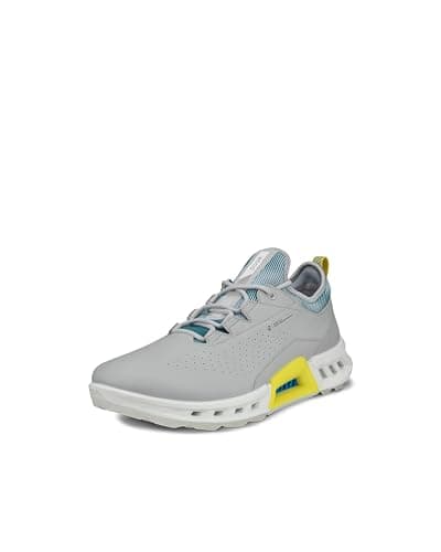 Image of ECCO Biom Men's C4 Gore-Tex Waterproof Golf Shoes, Baygreen Concrete, 9.5 UK, Baygreen Concrete, 9 UK