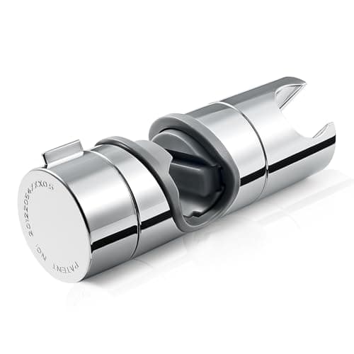 Image of BBLIKE Shower Head Holder - 19-22mm ABS Adjustable Shower Holder Bracket, Universal Shower Head Holder Replacement for 18-25mm Slide Rod, Shower Head Accessories Parts, Chrome Plated