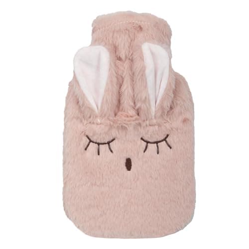 Image of A2Z Hot Water Bottles 3D Animal Bunny Soft Plush Fleece Cover 1 Liter Durable Leak Proof Rubber Bottle Pain Relief Cosy Nights Neck Back Shoulder Warmer Sofa Bedtime Heat Theraphy