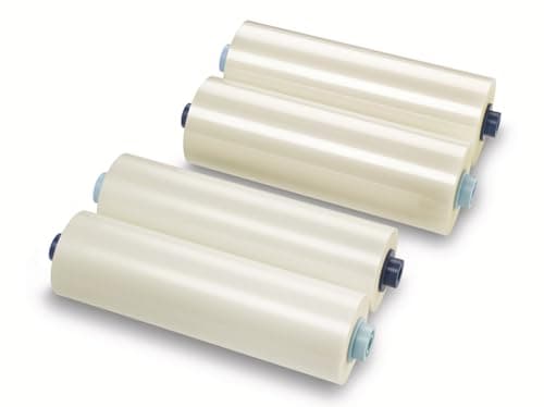 Image of GBC 194304 Ezload Laminating Roll Films Gloss Finish (2 Pack) - Cream