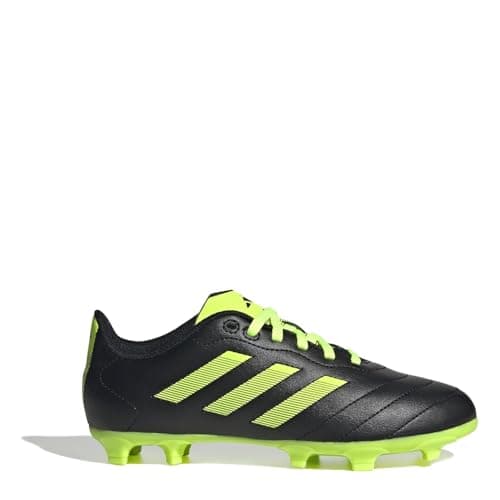Image of adidas Goletto VIII Firm Ground Football Boots Kids Core Black/Lemon 1