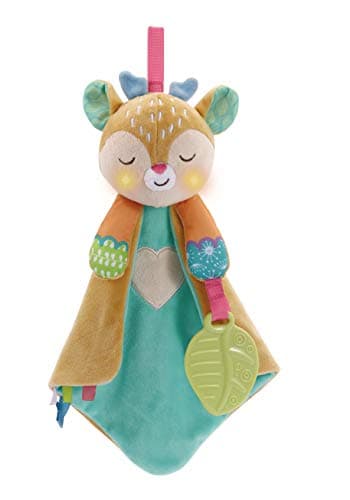 Image of VTech Baby My Friend Fawn, Soft Toy with Baby Teether & Dummy, Soothing Blanket for Sensory Play, Lightweight Cuddly Toy with Songs & Melodies, Plush Toy for Baby Girls & Boys from Birth 1, 2 Years+