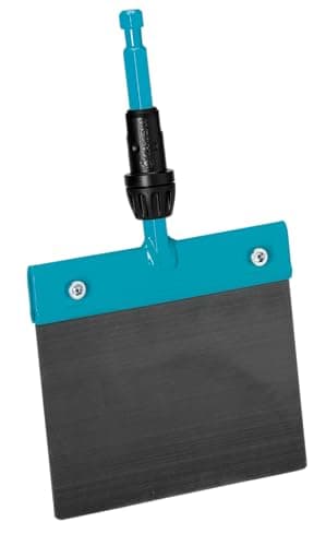 Image of GARDENA combisystem Scraper 15: ice scraper, able spring steel sheet, easy removal of ice sheets and firmly frozen snow, working width 15 cm (3250-20)