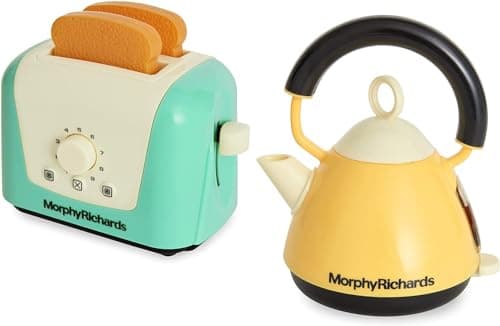 Image of Casdon Morphy Richards Toaster & Kettle | Interactive Toy Toaster & Kettle For Children Aged 3+ | Looks Just Like The Real Thing For Endless Fun!